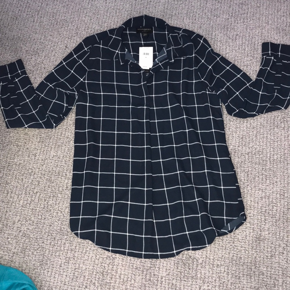 Navy blouse